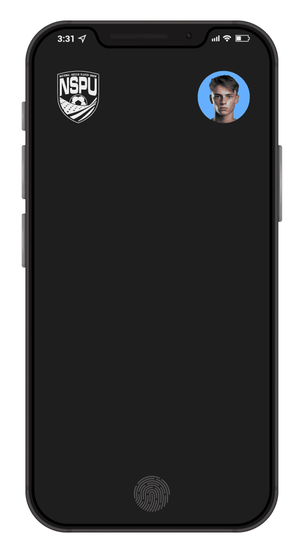 Features phone with profile